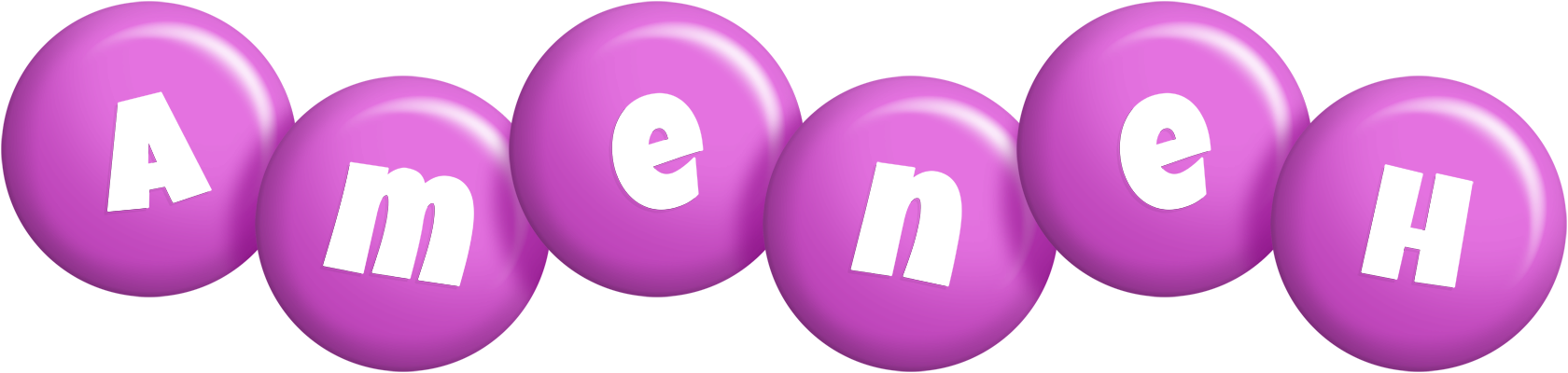 Ameneh candy-purple logo