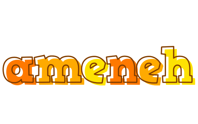 Ameneh desert logo