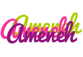 Ameneh flowers logo