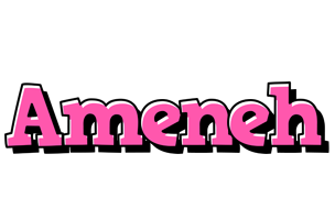 Ameneh girlish logo