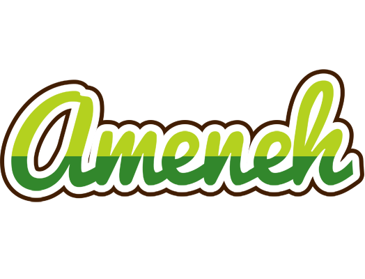 Ameneh golfing logo