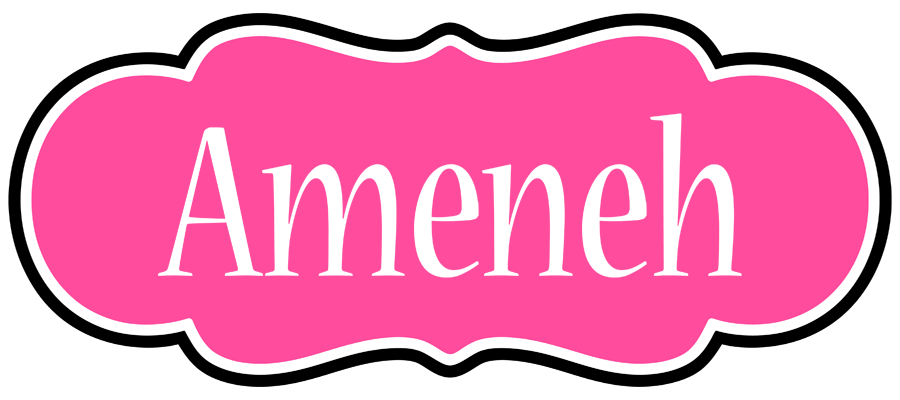 Ameneh invitation logo