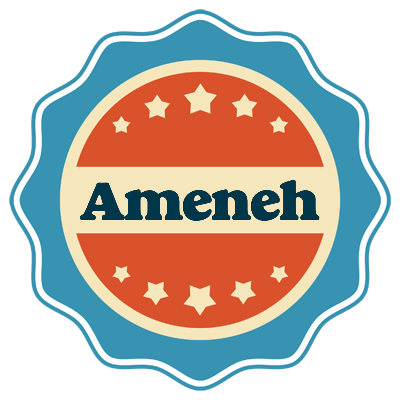 Ameneh labels logo