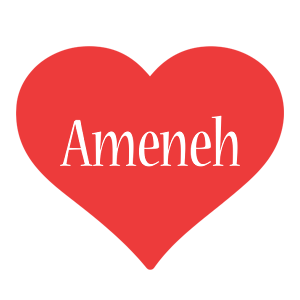 Ameneh love logo