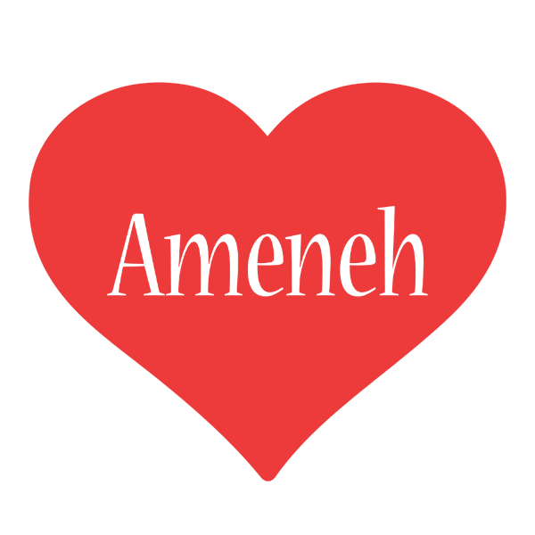 Ameneh love logo