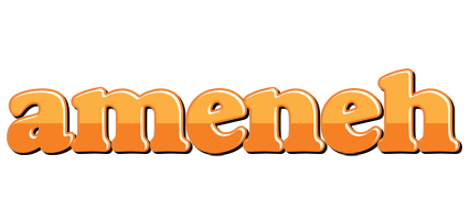 Ameneh orange logo