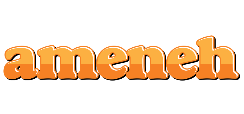 Ameneh orange logo