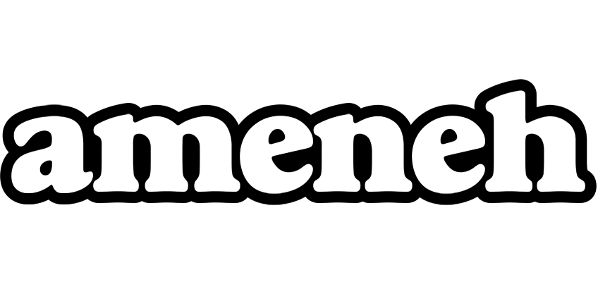 Ameneh panda logo