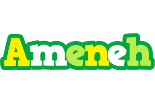 Ameneh soccer logo