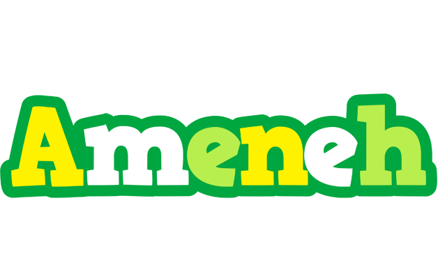 Ameneh soccer logo