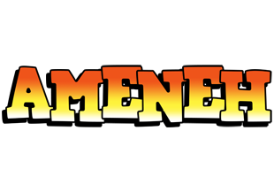 Ameneh sunset logo