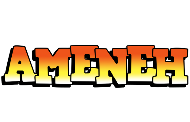 Ameneh sunset logo
