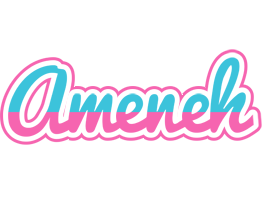 Ameneh woman logo