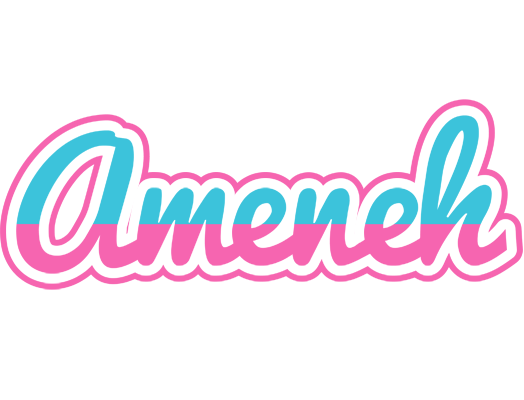 Ameneh woman logo