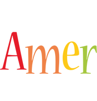 Amer birthday logo