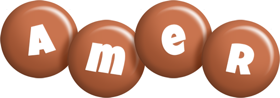 Amer candy-brown logo