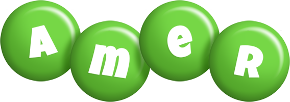 Amer candy-green logo