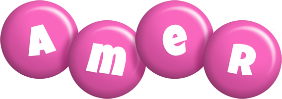 Amer candy-pink logo