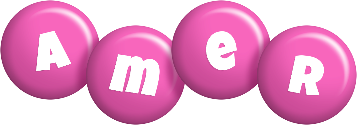 Amer candy-pink logo
