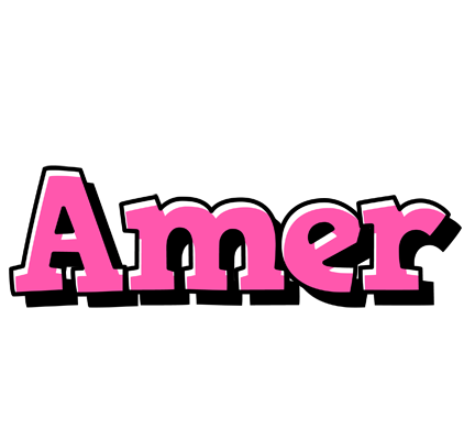 Amer girlish logo