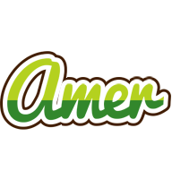 Amer golfing logo