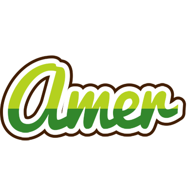 Amer golfing logo