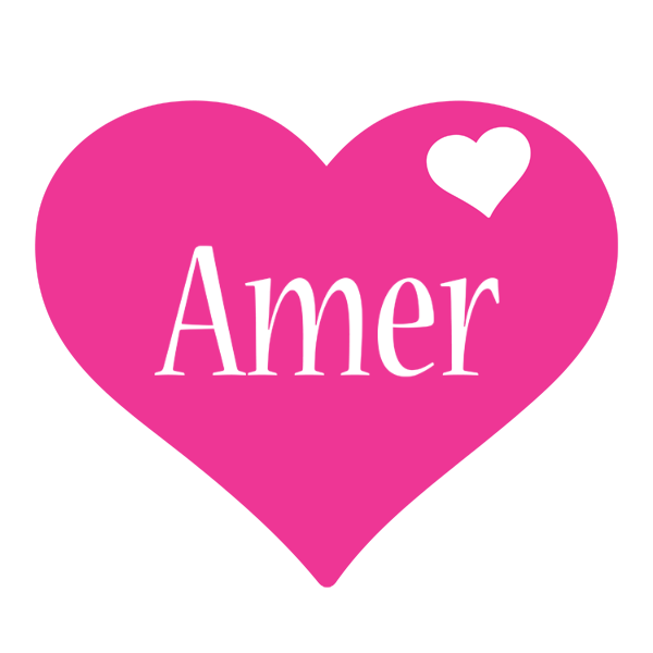 Amer love-heart logo