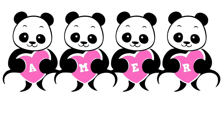 Amer love-panda logo