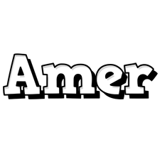 Amer snowing logo