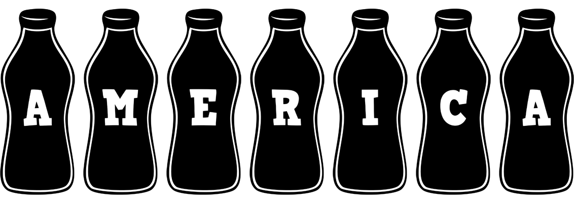 America bottle logo