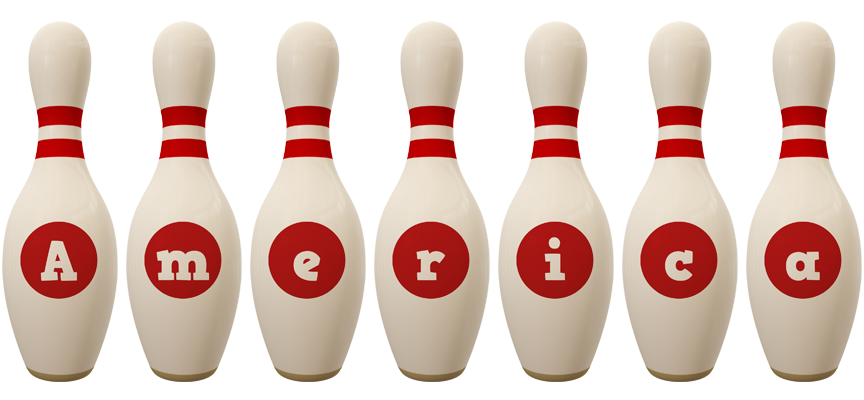 America bowling-pin logo
