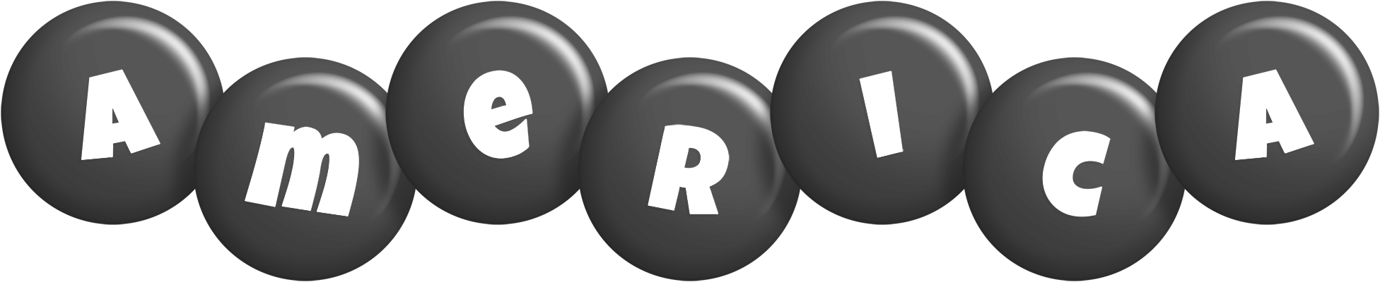 America candy-black logo