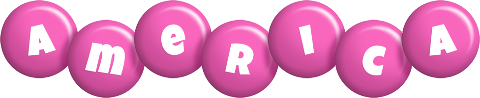 America candy-pink logo