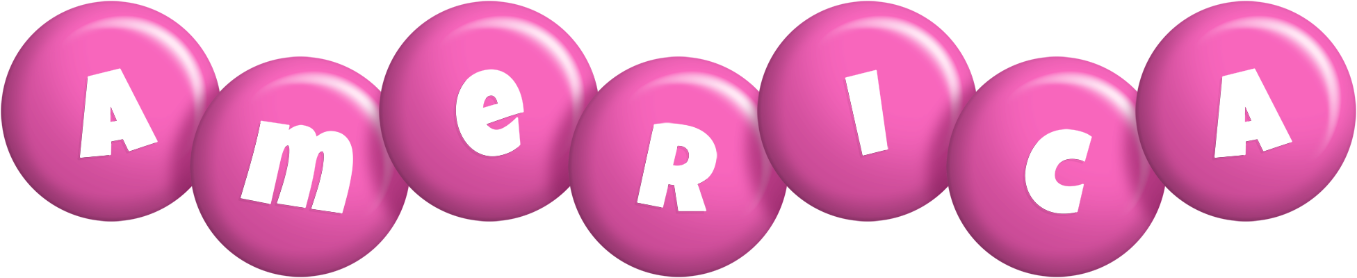 America candy-pink logo