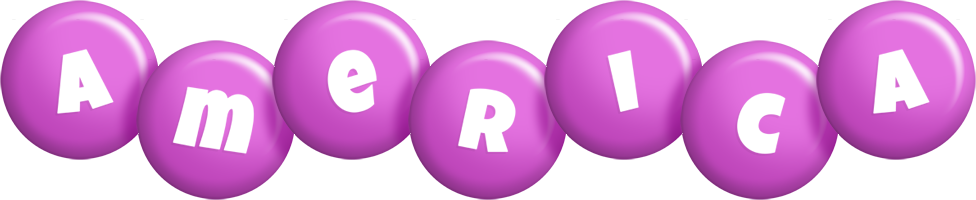 America candy-purple logo