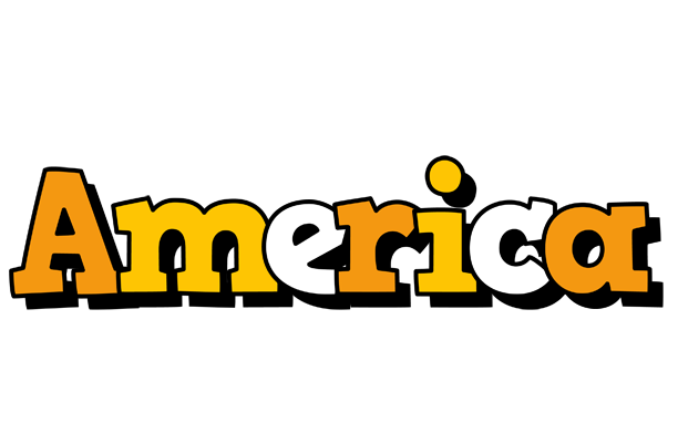America cartoon logo