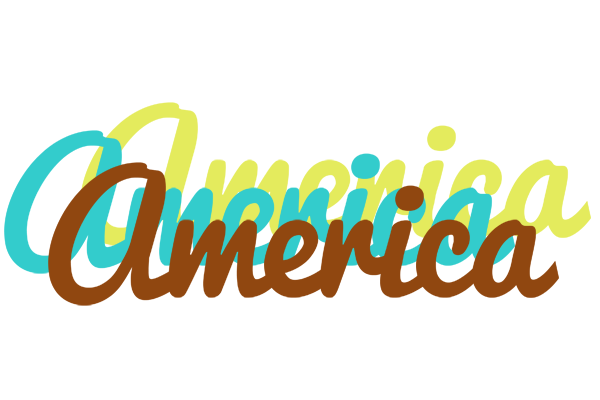 America cupcake logo