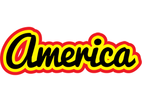 America flaming logo