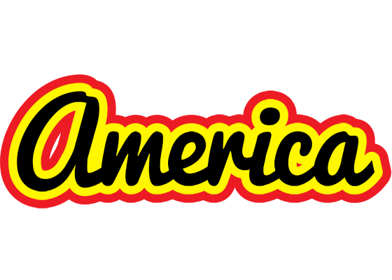 America flaming logo