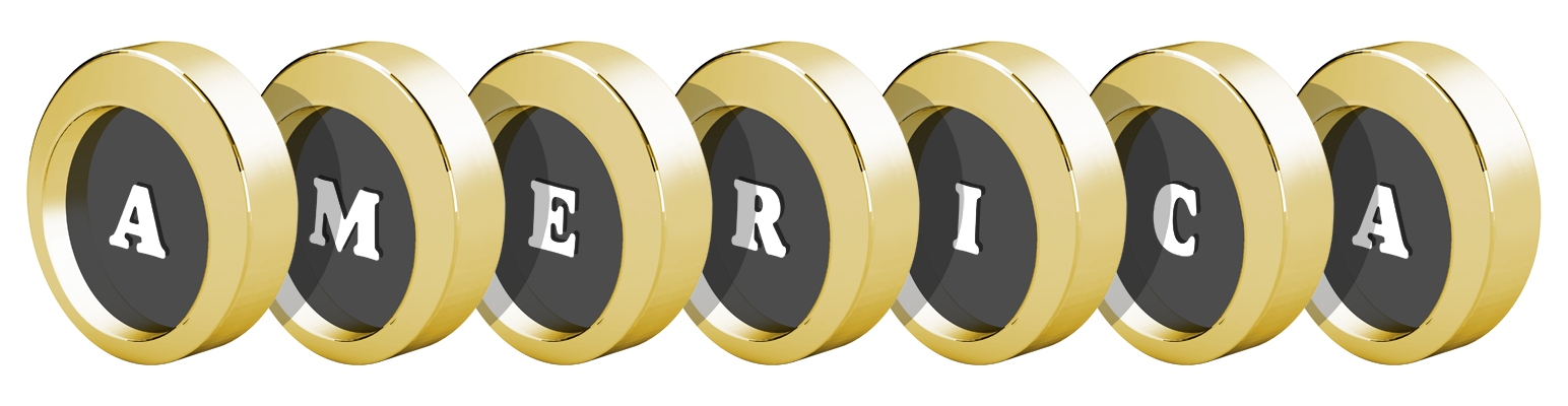 America gold logo