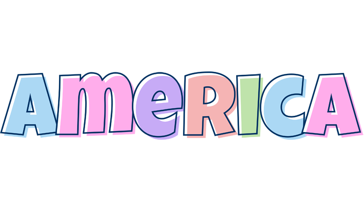America pastel logo