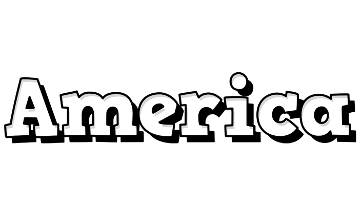 America snowing logo