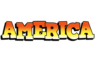 America sunset logo