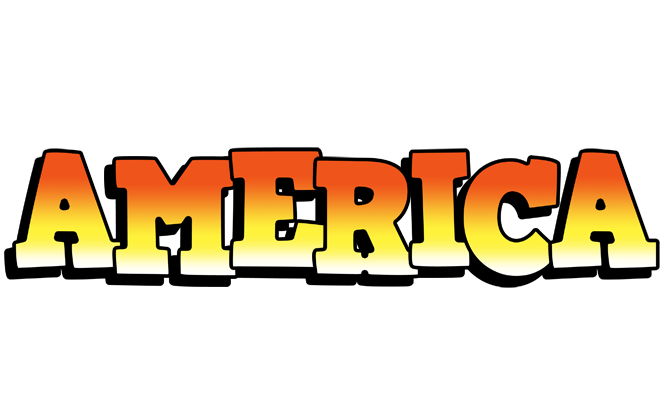 America sunset logo