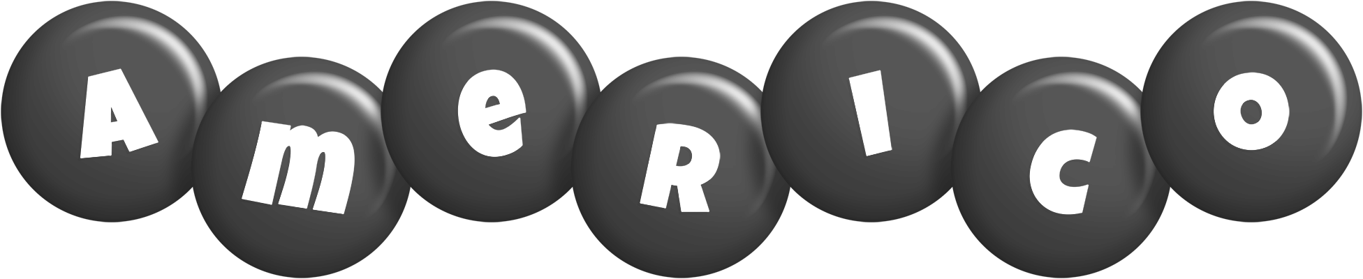 Americo candy-black logo