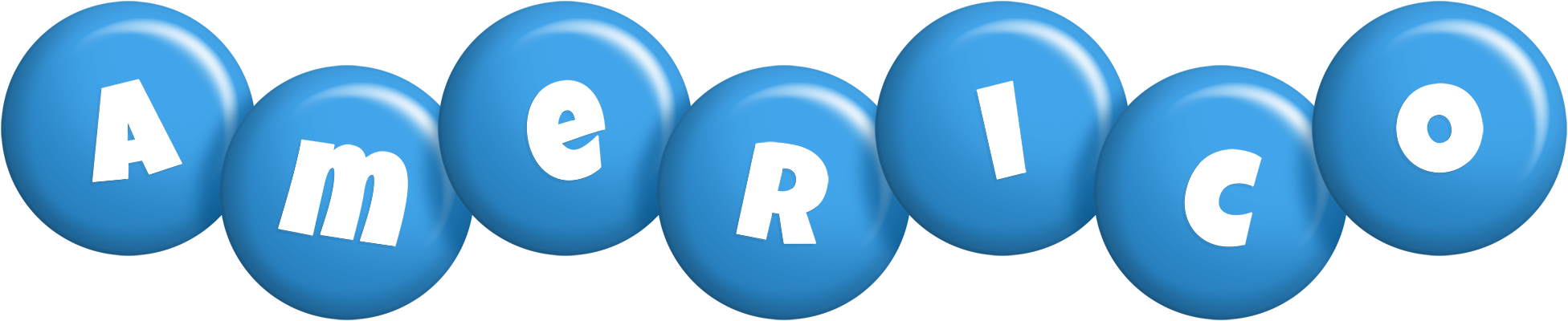 Americo candy-blue logo