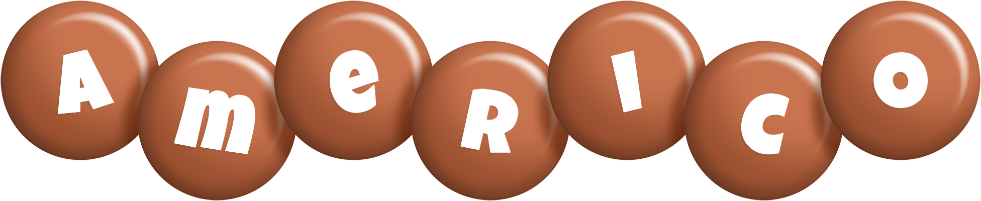 Americo candy-brown logo