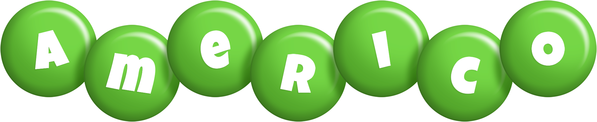 Americo candy-green logo