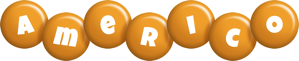 Americo candy-orange logo