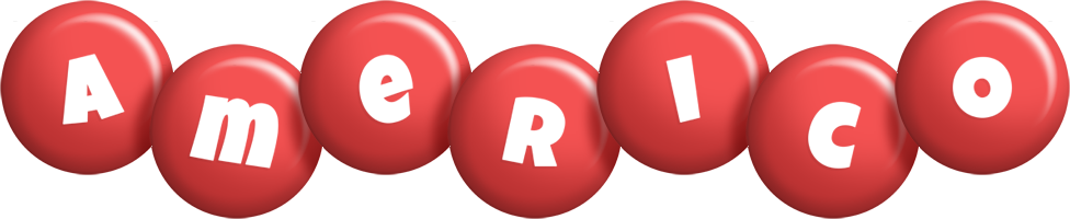 Americo candy-red logo